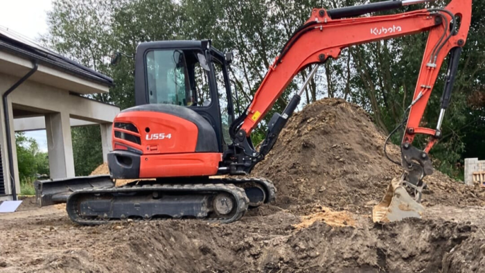 Montaż zbiornika betonowego 10m3